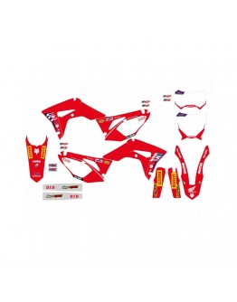 Kit grafic BLACKBIRD HONDA CRF 250R '18-'21, CRF 450R '17-'21, CRF 450X '17-'24 HONDA REPLICA TEAM HRC 24