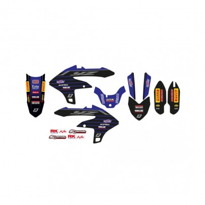 Kit grafic BLACKBIRD YAMAHA YZ 250F '23-'24; YZ 450F '23-'24 REPLICA YAMAHA FACTORY RACING 22