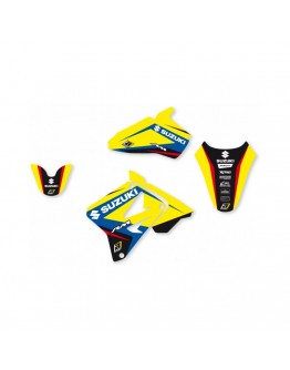 Kit grafic BLACKBIRD SUZUKI RM 85 '02-'24 DREAM 4 culoare Galben Albastru