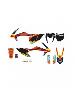 Kit grafic BLACKBIRD KTM SX/SX-F '16-'18, EXC/EXC-F '17-'19 REPLICA KTM FACTORY 23