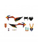 Kit grafic BLACKBIRD KTM SX/SX-F '19-'22, EXC/EXC-F '20-'23 REPLICA KTM FACTORY 23 KTM culoare Portocaliu Negru