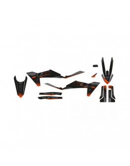 Kit grafic BLACKBIRD KTM SX/SX-F '23, EXC/EXC-F '24 MAT BLACK KTM