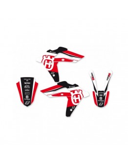 Kit grafic BLACKBIRD HUSQVARNA TE/TC 250/450/510 '05-'07 DREAM 4 culoare Rosu Alb