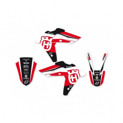 Kit grafic BLACKBIRD HUSQVARNA TE/TC 250/450/510 '05-'07 DREAM 4 culoare Rosu Alb