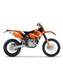 Kit grafic BLACKBIRD + husă șa KTM SX/SX-F '05-'06, EXC/EXC-F '05-'07 DREAM 4 culoare Portocaliu Negru