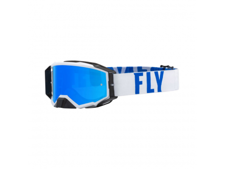 Ochelari cross/enduro Fly Rcing Pro Alb/Albastru