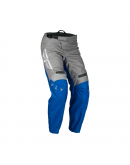 Pantaloni cross/enduro Fly Racing F-16-Gri/Albastru