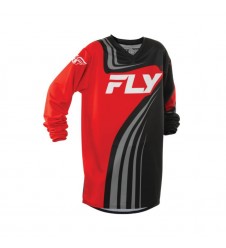 Tricou Copii Off-Road FLY RACING YOUTH F-16 - Negru/Rosu