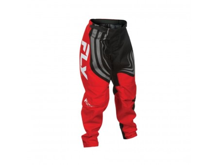 Pantaloni Copii Off-Road FLY RACING YOUTH F-16 - Negru/Rosu