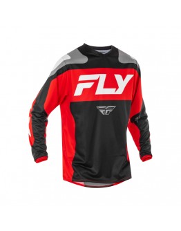 Tricou Off-Road FLY RACING F-16 - Negru/Rosu/Alb