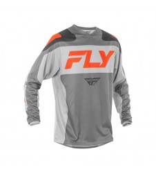 Tricou Off-Road FLY RACING F-16 - Gri/Portocaliu