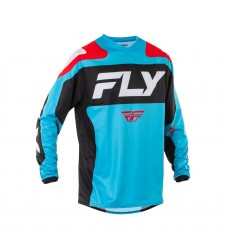 Tricou Off-Road FLY RACING F-16 - Negru/Albastru/Alb	