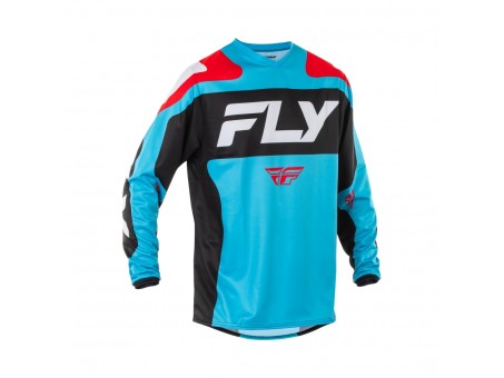 Tricou Off-Road FLY RACING F-16 - Negru/Albastru/Alb