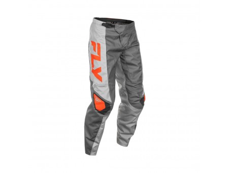 Pantaloni Off-Road FLY RACING F-16 - Gri/Portocaliu