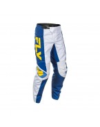 Pantaloni Off-Road FLY RACING F-16 - Alb/Albastru/Galben