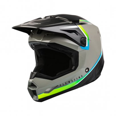 Casca cross/enduro Fly Racing Kinetic Vision - Negru /Gri