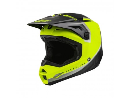 Casca de Cross Fly Racing Kinetic Vision - Negru / Galben / Fluorescent