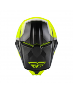 Casca de Cross Fly Racing Kinetic Vision - Negru / Galben / Fluorescent