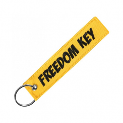 Breloc moto textil "Freedom Key"