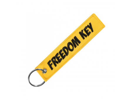 Breloc moto textil "Freedom Key"