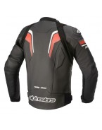 Geaca piele sport Alpinestars GP PLUS R V3 Rideknit -Negru/Rosu/Alb