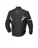 Geaca textil touring Adrenaline Sola 2.0 - Negru/Alb