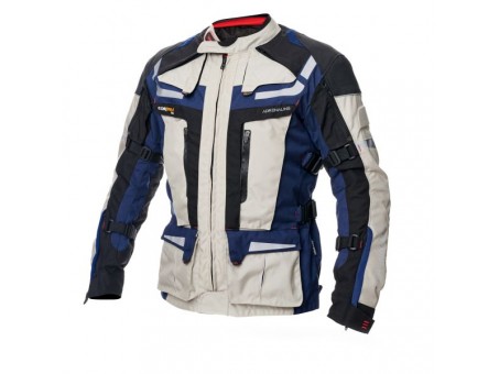 Geaca textil touring Adrenaline Cameleon 2.0 - Bej/Albastru