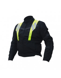 Geaca Moto Textile Gareth City (cu Vesta Reflectorizanta Integrata) - Negru