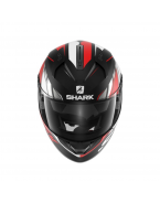 Casca integrala Shark Ridill 1.2 Phaz Alb Mat / Negru/ Rosu