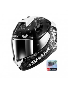 Casca Moto Integrala SHARK SKWAL i3 HELLCAT - Negru/Alb (+1 viziera)