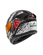 Casca Moto Integrala SHARK SKWAL i3 HELLCAT Mat - Negru/Gri/Rosu (+1 viziera)