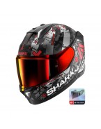 Casca Moto Integrala SHARK SKWAL i3 HELLCAT Mat - Negru/Gri/Rosu (+1 viziera)