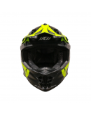 Casca cross-enduro UFO INTREPID - Negru/Galben fluor