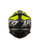 Casca cross-enduro UFO INTREPID - Negru/Galben fluor