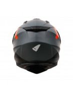 Casca UFO ARIES Offroad/Dual/Tourer/Crossover Cu Viziera - Negru/Gri/Rosu