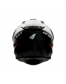 Casca UFO ARIES Offroad/Dual/Tourer/Crossover Cu Viziera- Negru/Alb/Rosu