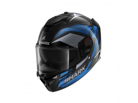 Casca integrala SHARK Spartan GT Pro Ritmo Carbon - Albastru/Negru