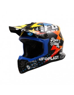 Casca Copii motocross UFO Korey Kid/Junior - Negru/Galben/Rosu/Albastru