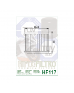 Filtru ulei Hiflofiltro HF117