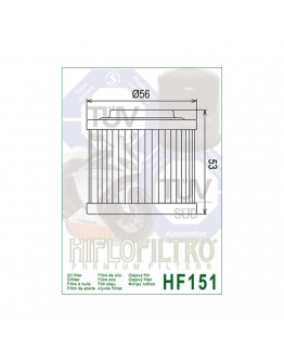 Filtru Ulei Hiflofiltro HF151