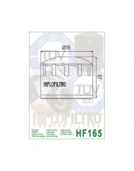 Filtru ulei Hiflofiltro HF165