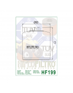 Filtru Ulei Hiflofiltro HF199