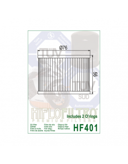 Filtru Ulei Hiflofiltro HF401