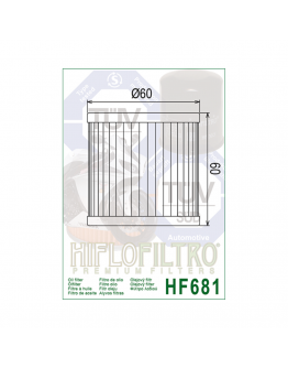 Filtru Ulei Hiflofiltro HF681