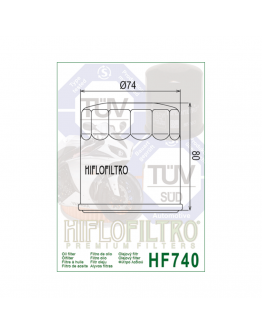 Filtru ulei Hiflofiltro HF740