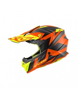 Casca cross KAPPA HELMET KV49 EVO GREAT - Negru/Portocaliu