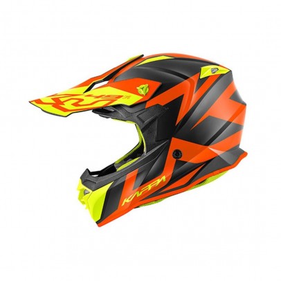 Casca cross KAPPA HELMET KV49 EVO GREAT - Negru/Portocaliu