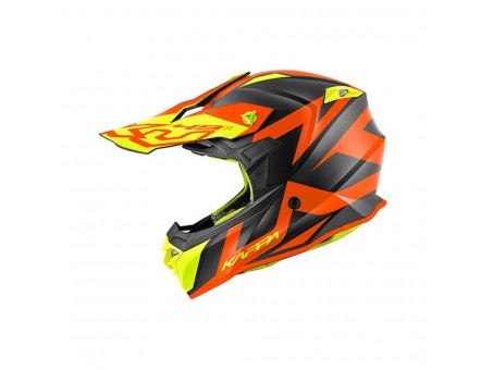 Casca cross KAPPA HELMET KV49 EVO GREAT - Negru/Portocaliu