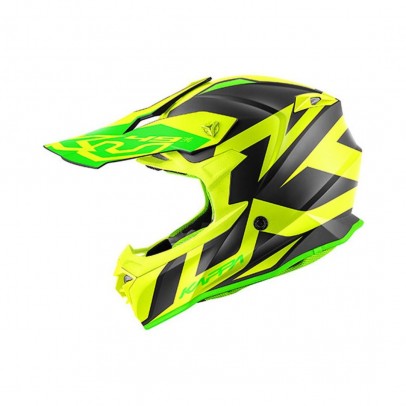 Casca cross KAPPA HELMET KV49 EVO GREAT - Negru/Galben mat