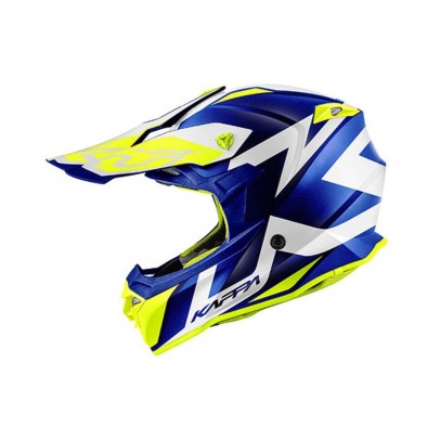 Casca cross KAPPA HELMET KV49 EVO GREAT - Albastru/Alb mat